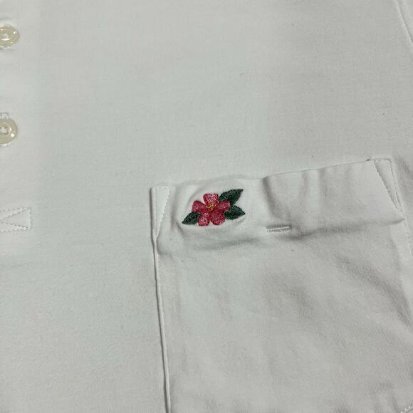 B Draddy Polo Shirt Mens Medium Azalea Pima Cotton Blend Performance Augusta - Picture 4 of 9